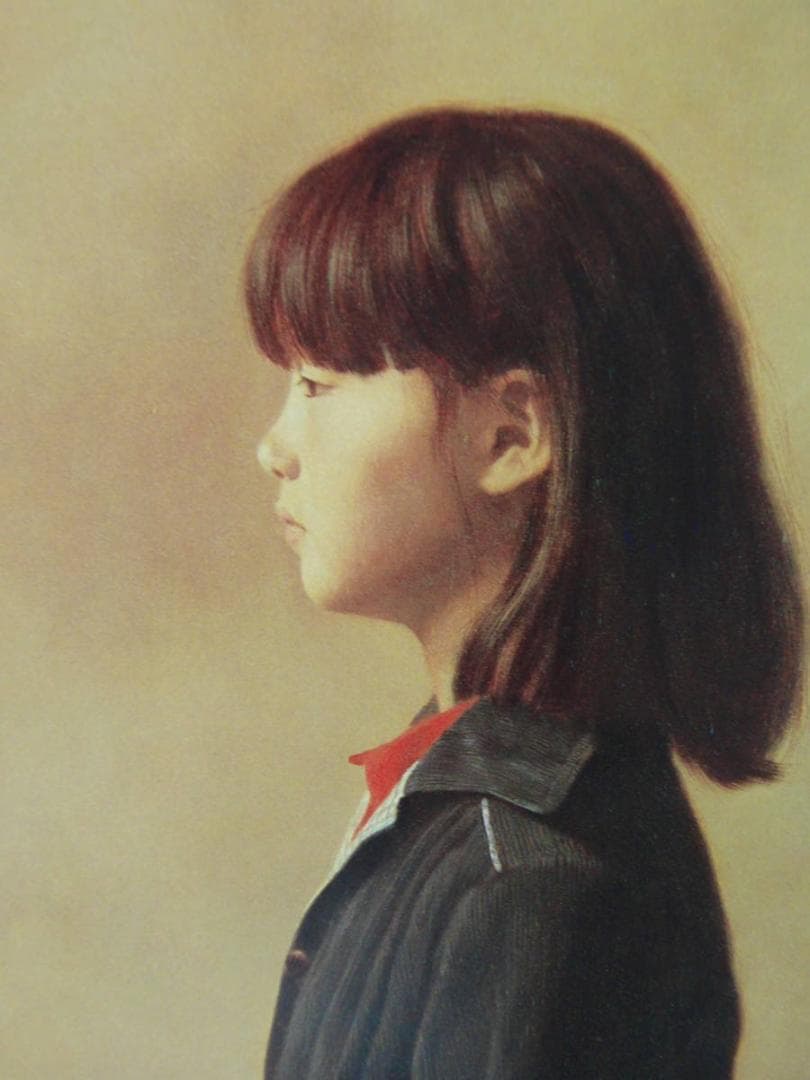 森本 草介　「青い上衣」、厳選、希少画集・額装画、人気作品、新品高級額 額装付