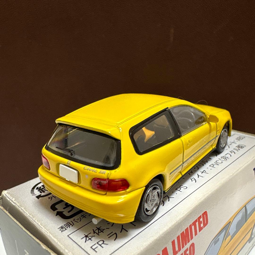 旧車 トミカ LV-N48cホンダ シビックSiR-II EG6 イエロー