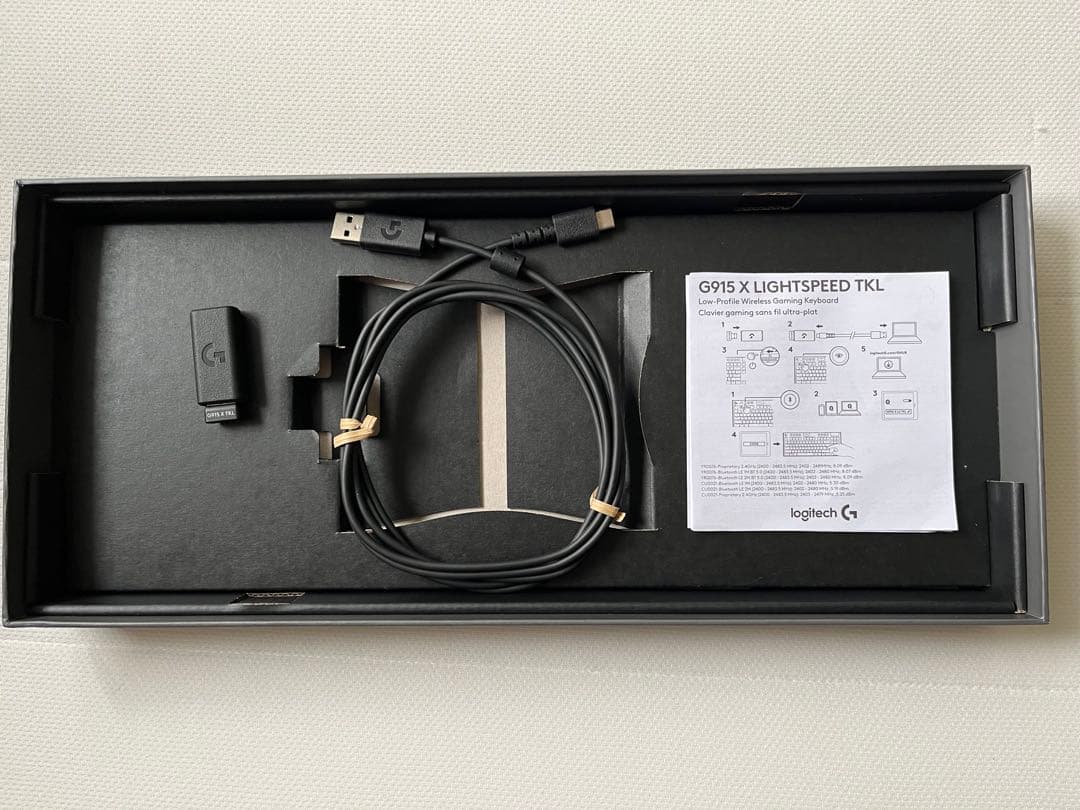 G915X LIGHTSPEED TKL US配列 赤軸リニア Logitech