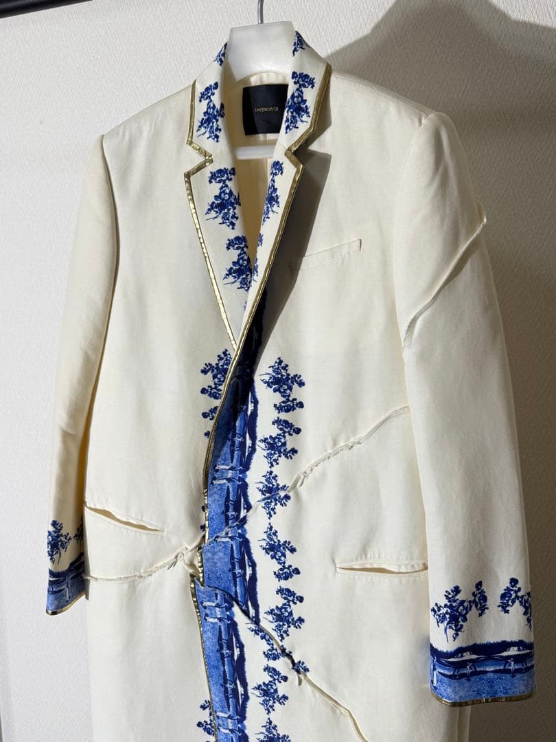 アンダーカバー デザインウールロングコート