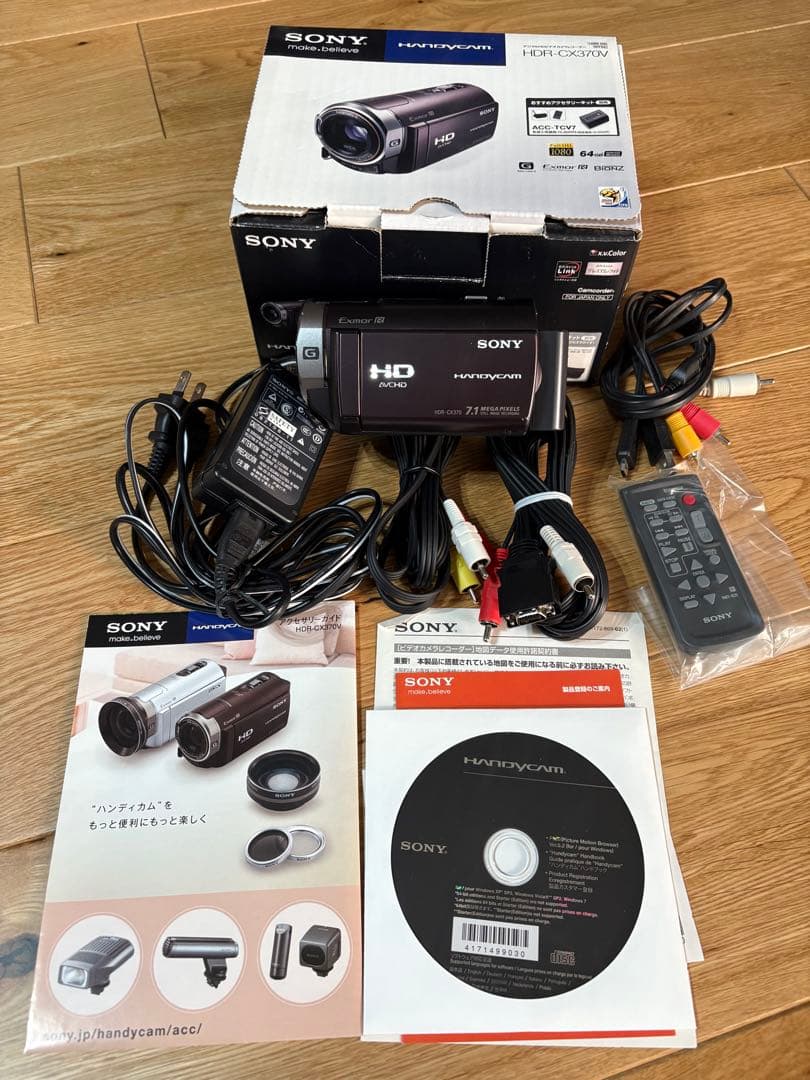 SONY HDR-CX370V ビデオカメラ