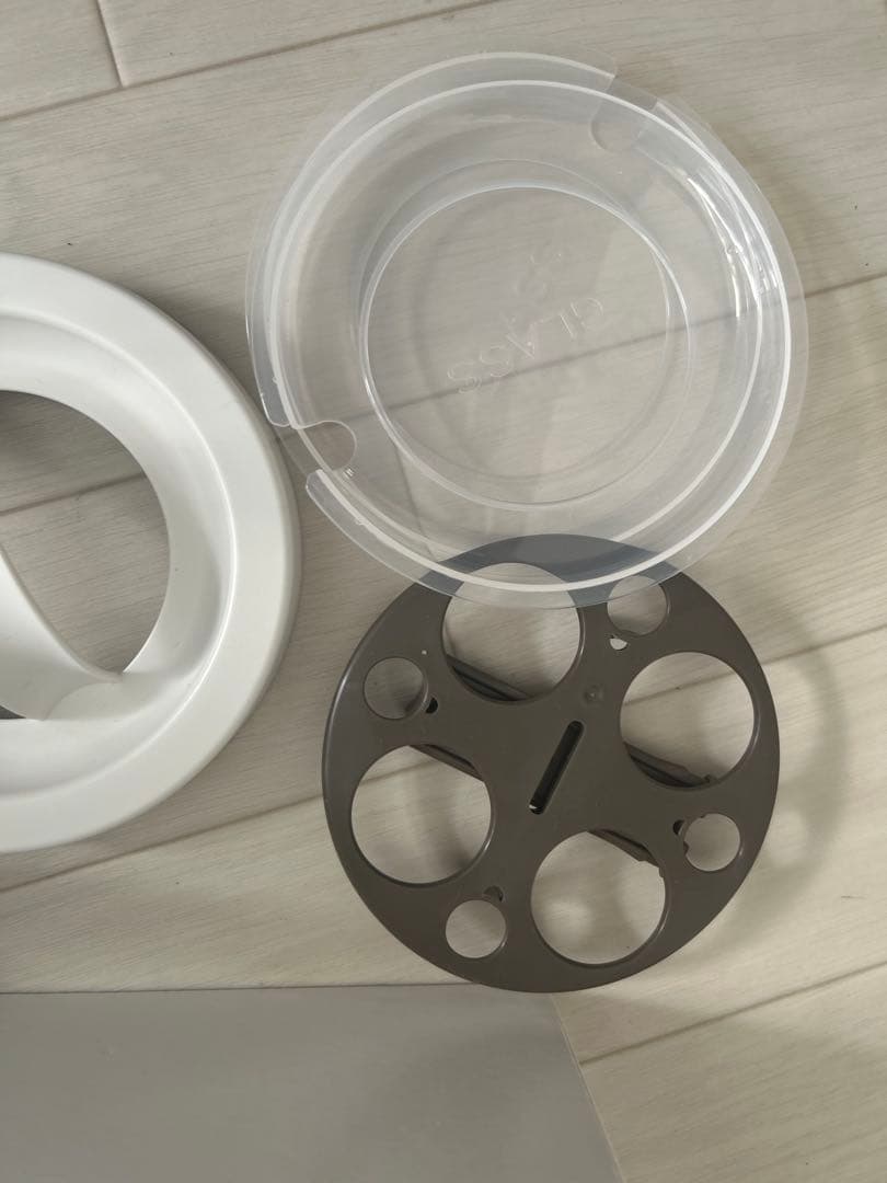 ヨーグルティアSブラック ガラスセット