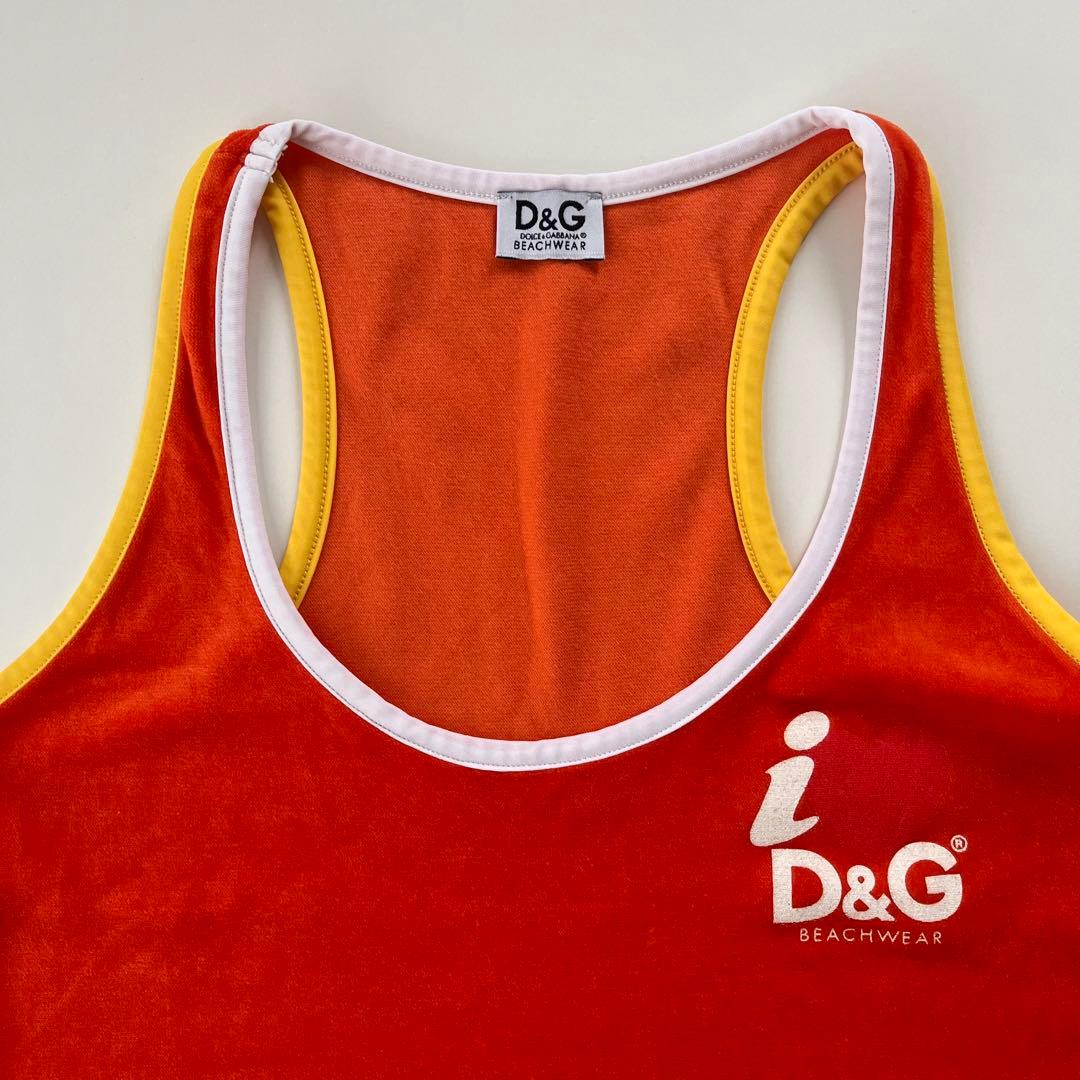 トップス D&G BEACHWEAR 2000s Pile Tank Top