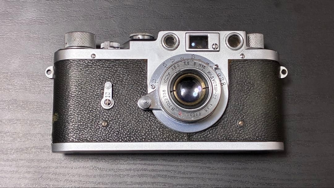 Leotax K　レオタックス　フィルムカメラ　ライカコピー　動作品　レンズ付属