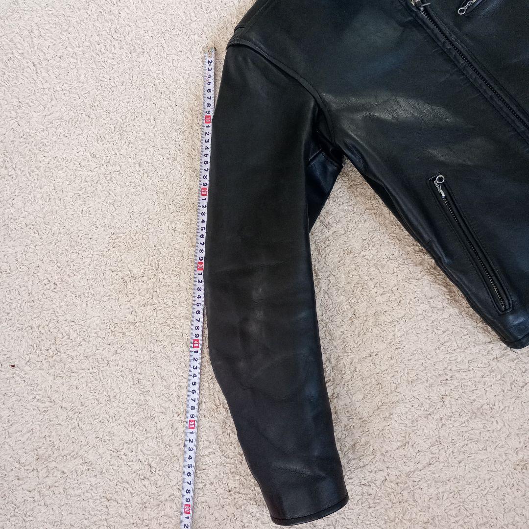 本革 シングルライダース 黒 SQUADRON メンズ M〜L相当