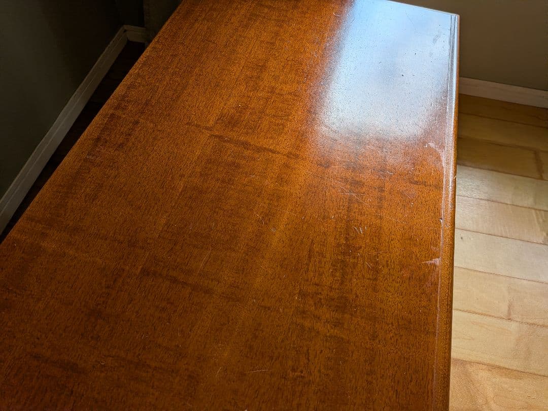 イタリア製 インポート 木製テレビ台 引き出し✕４付き