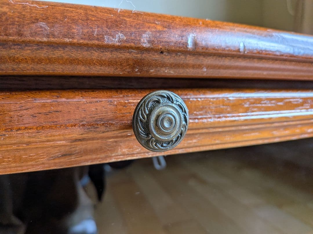 イタリア製 インポート 木製テレビ台 引き出し✕４付き