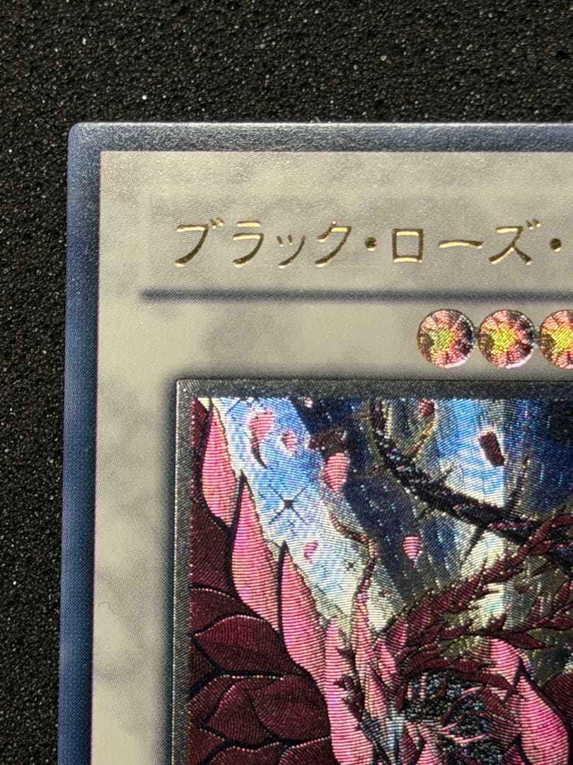 【超極美品】ブラック・ローズ・ドラゴン レリーフ　極深掘り