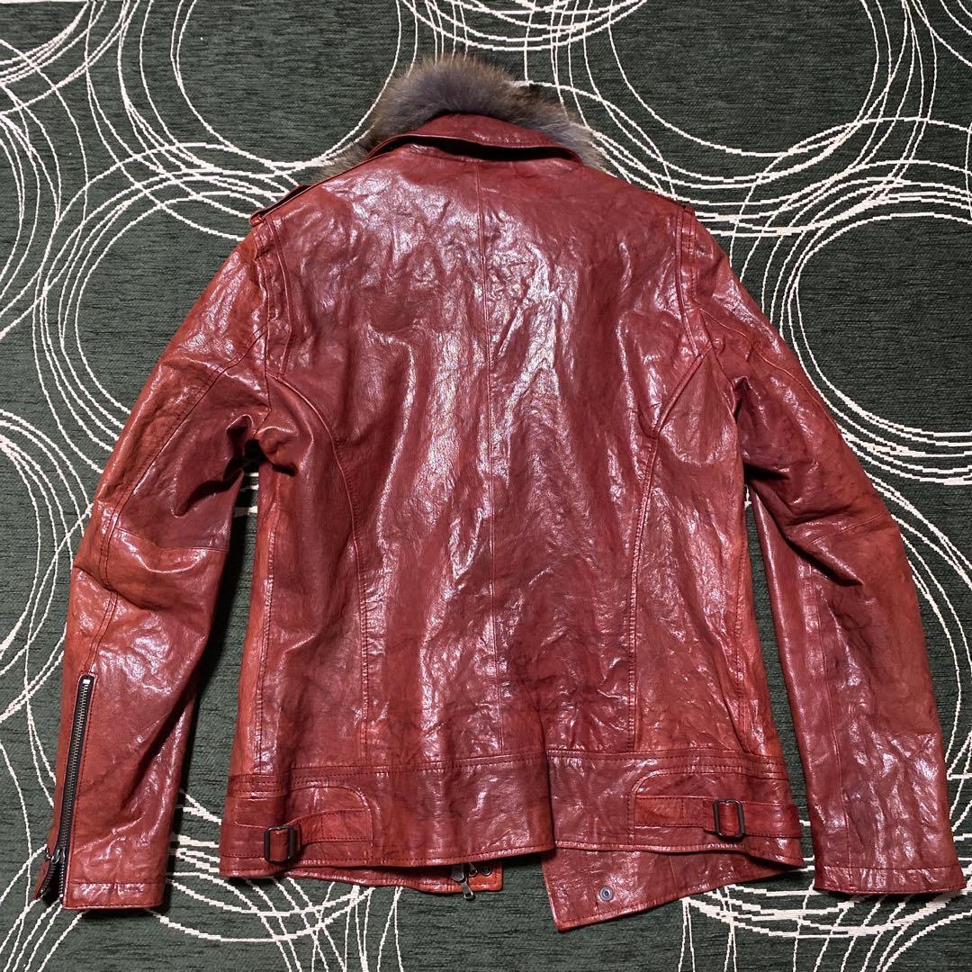 ジャケット・アウター Tete homme goat leather fur jacket