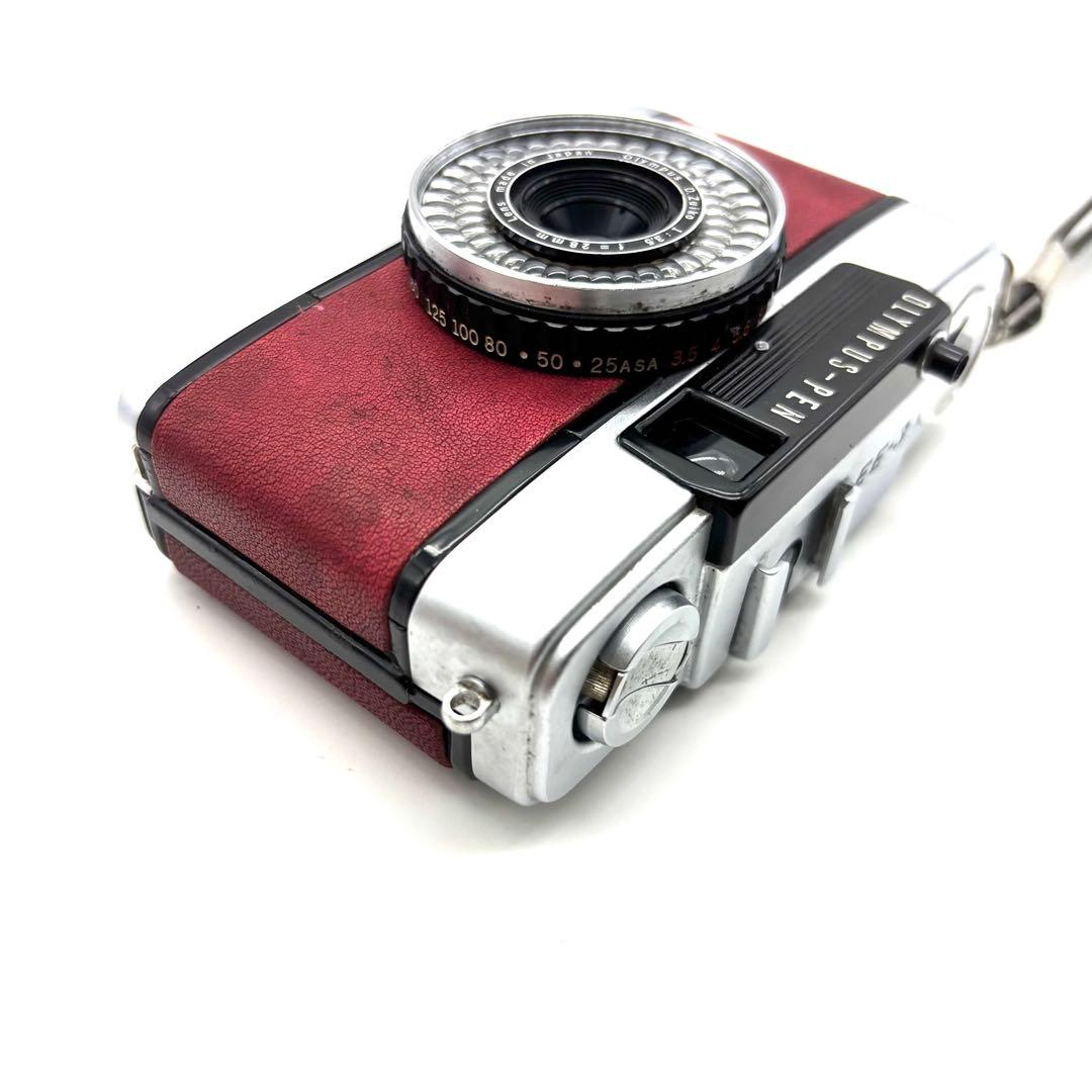 【整備済・完動品】 OLYMPUS PEN EE-3 ボルドー