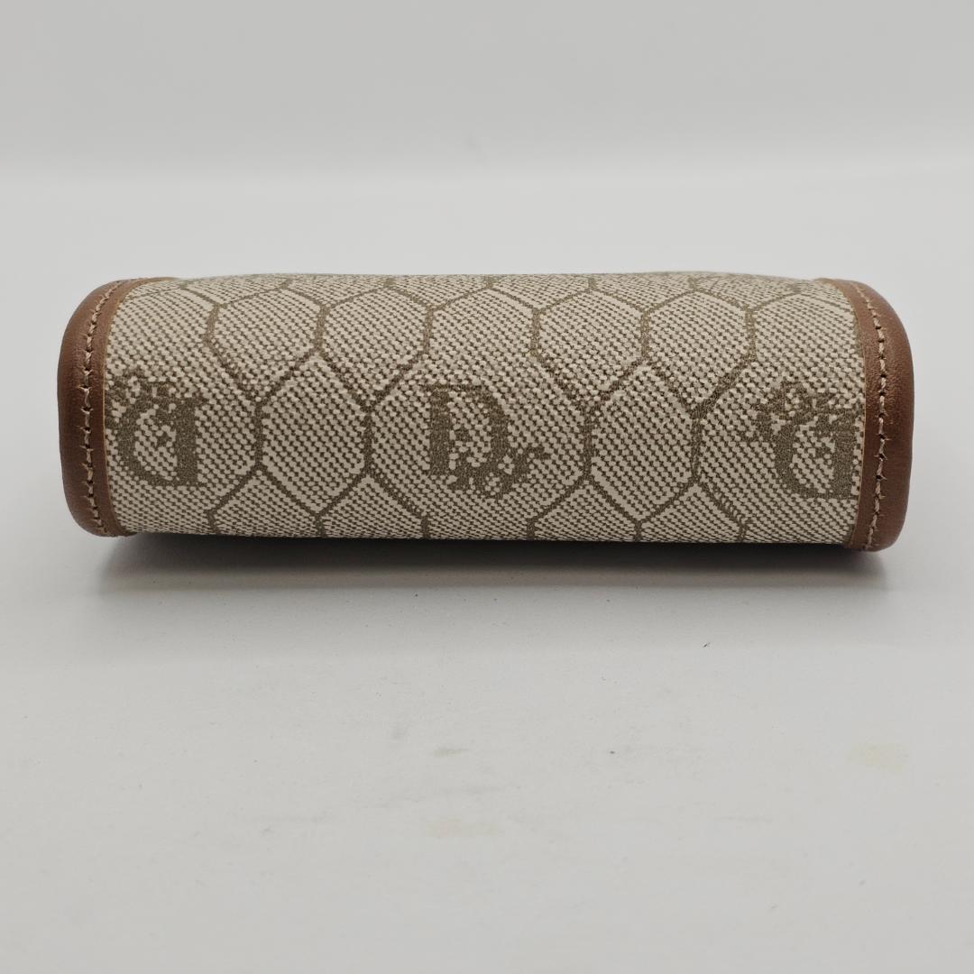 【極希少】Dior ヴィンテージ がま口財布 ハニカム柄 フランス製