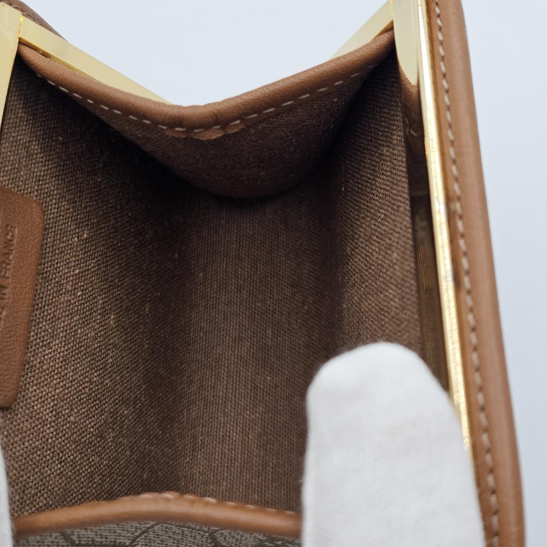 【極希少】Dior ヴィンテージ がま口財布 ハニカム柄 フランス製