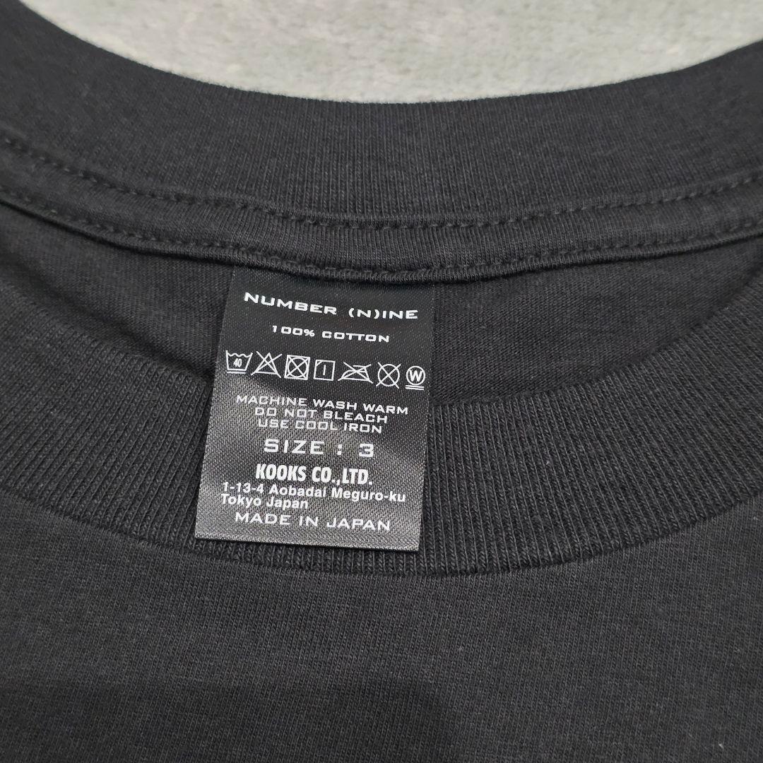 ナンバーナイン　ミッキーTシャツ　3　ブラック　ディズニー　DISNEY　レア