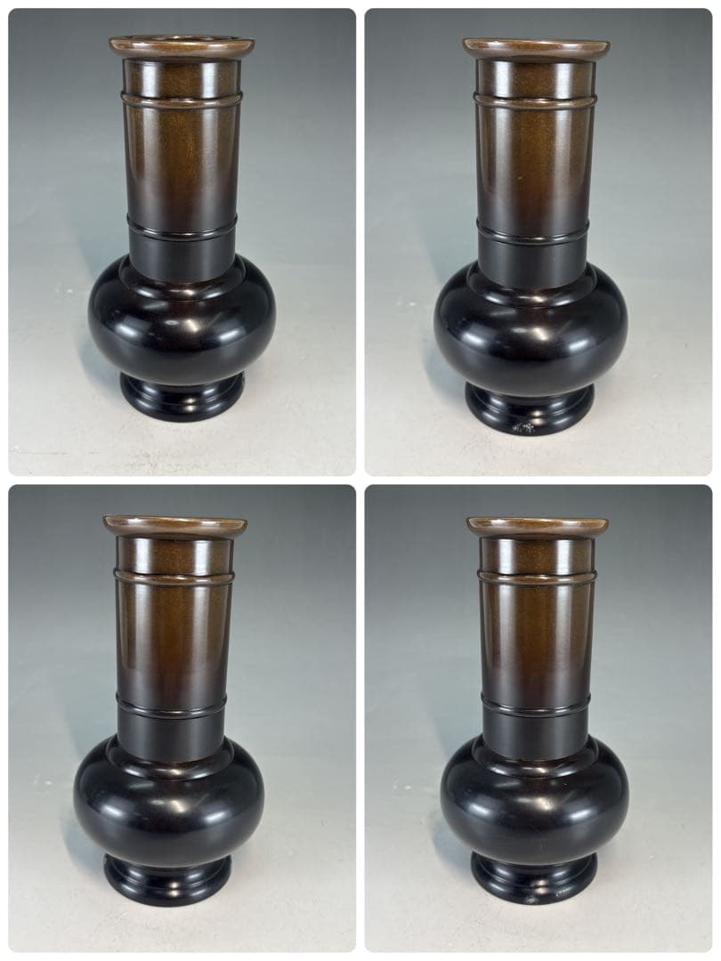 【中古品】祥栄堂　唐銅皆具一揃（共箱）