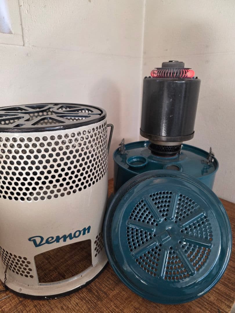 超希少 極上 美品 ビンテージストーブ デイトマー デーモン ブルー色