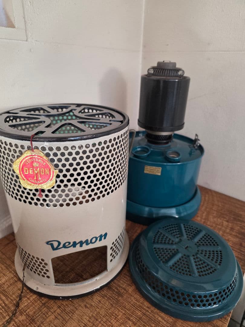 超希少 極上 美品 ビンテージストーブ デイトマー デーモン ブルー色