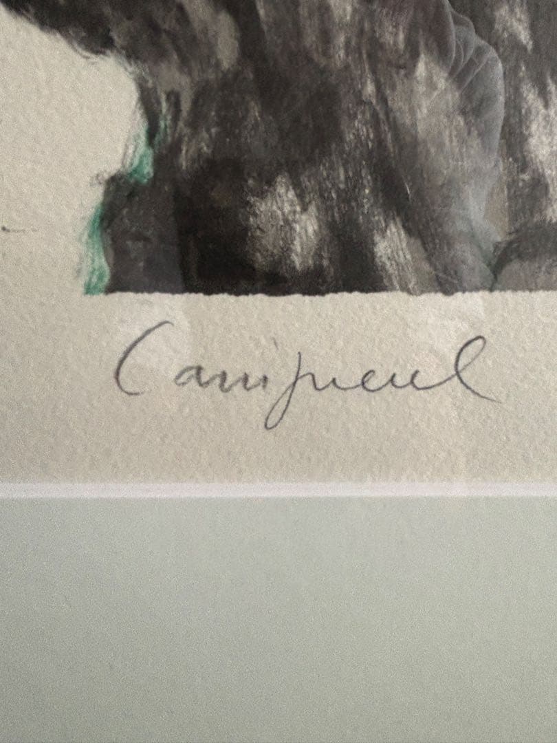 カシニョール　リトグラフ 作者　サイン入り