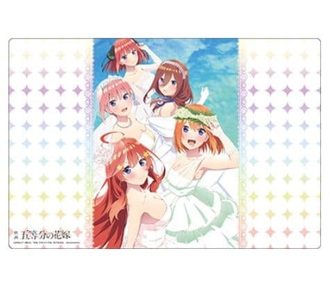 映画　五等分の花嫁　ウェディング　集合　プレイマット　ラバーマット　デスクマット