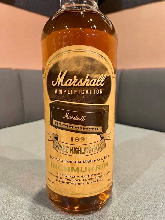 【シングルモルト】非売品★Marshallボトル４本＋ボトル台１