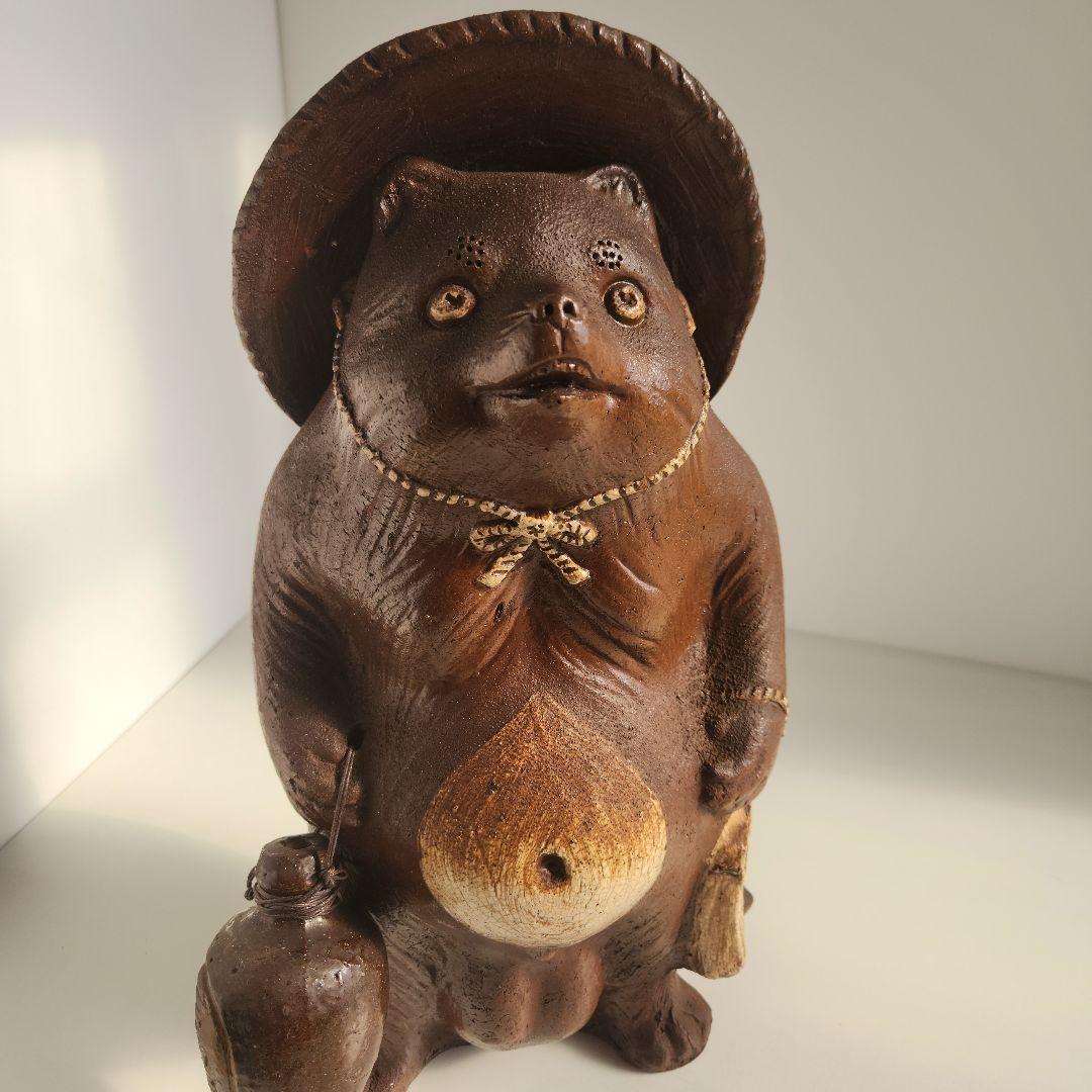 最終価格　美品　格安　お値打ち品　特大サイズ 信楽焼 たぬき 置物