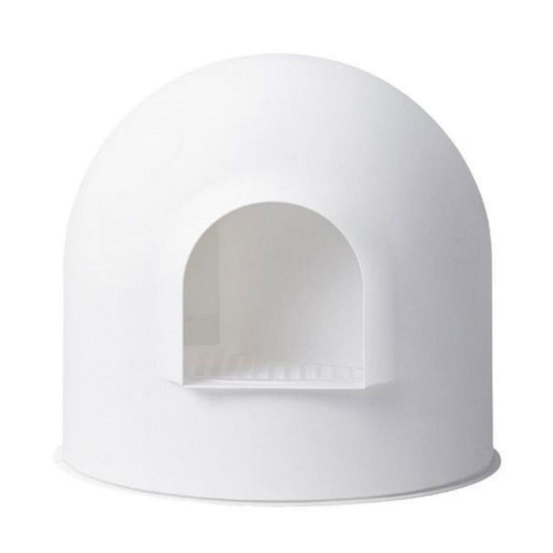 未使用 pidan ピダン 猫用トイレ スノードーム型 ホワイト 31336