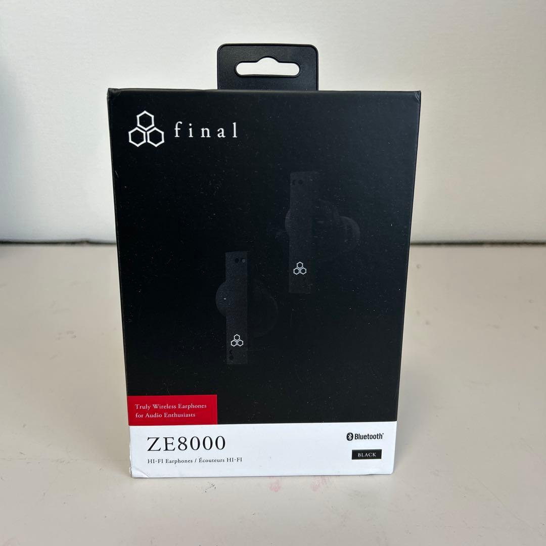 final ZE8000 ワイヤレスヘッドホン ブラック