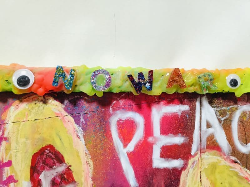 【一点物アート】HURTS-嘆きのうさぎ-【A3サイズ. 現代アート