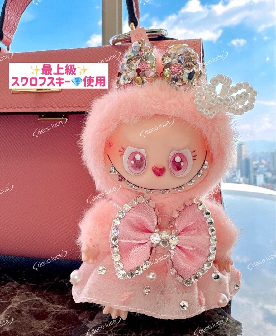 PIN FOR LOVE U スワロフスキー　ラブブ　　モココ MOKOKO