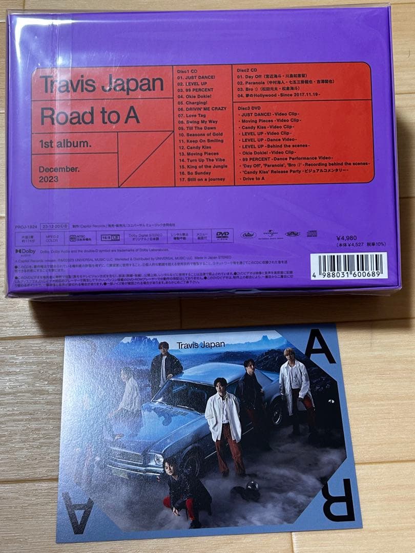 Travis Japan Road to A DVD ポーチ ポストカード付き