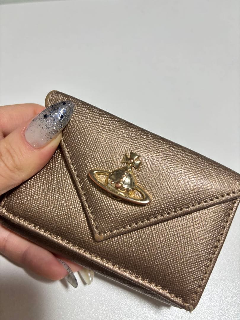 ヴィヴィアン ゴールド 三つ折り財布