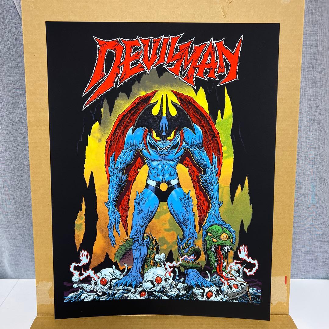 デビルマン シルクスクリーン 絵