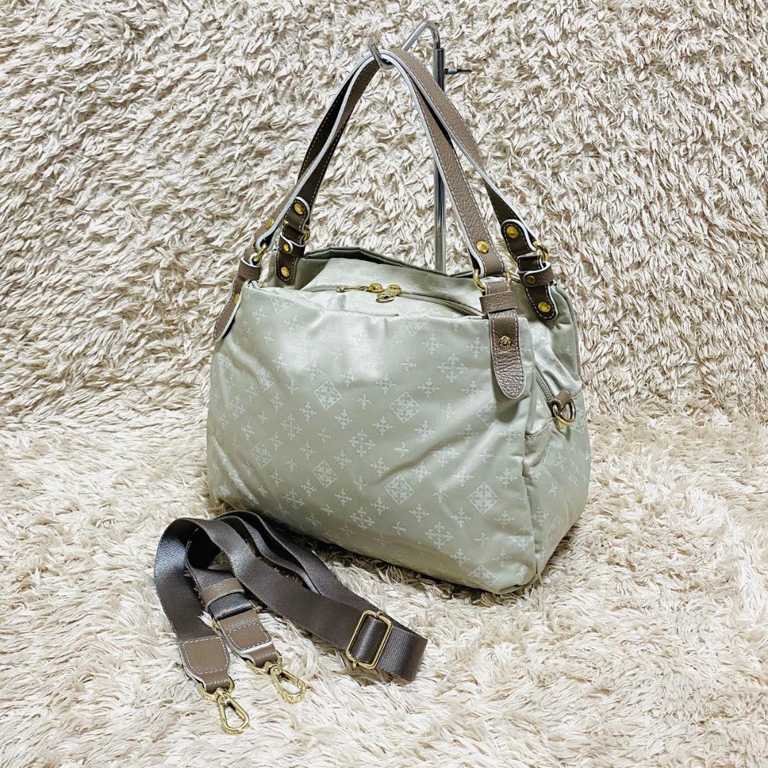 未使用品♡ラシット カラーハンドル ミニトートバッグ 2way♡モノグラム