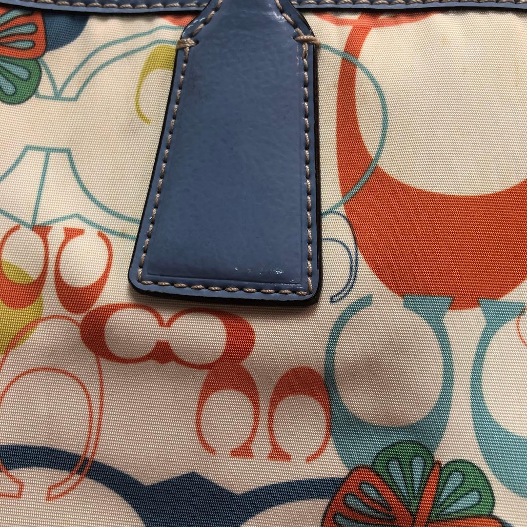 コーチ　がま口　ハンドバッグ