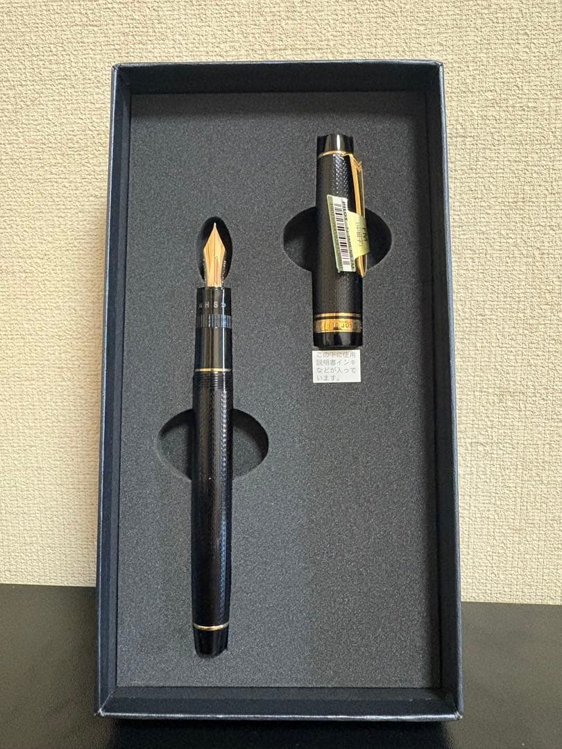 パイロット ジャスタス95 14k ネットブラック 中細字 万年筆