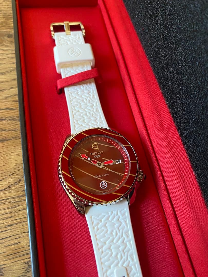 SEIKO 自動巻き時計 えびせんコラボ