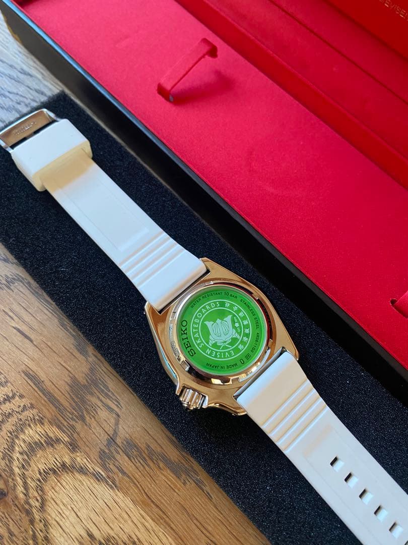 SEIKO 自動巻き時計 えびせんコラボ