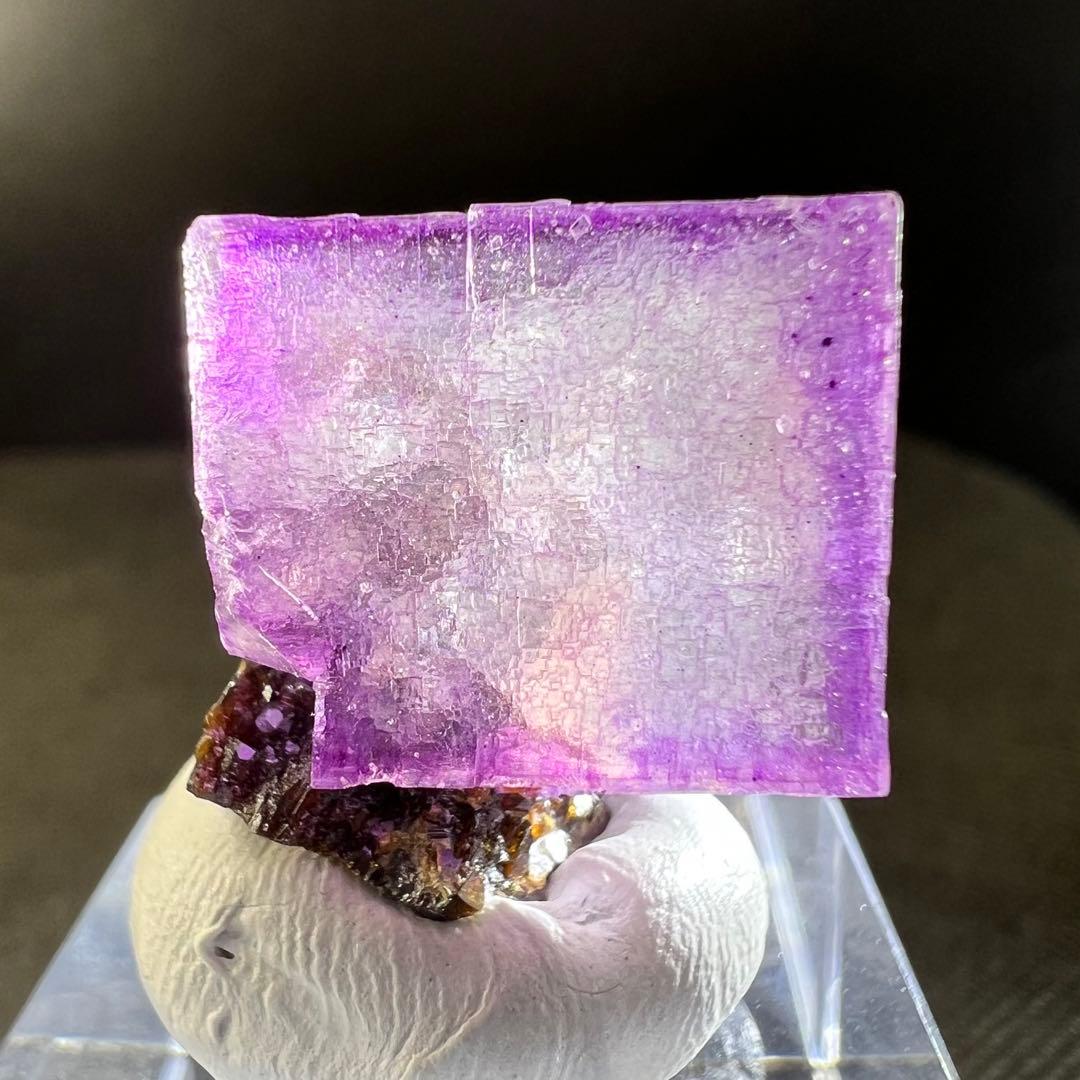 イリノイ産　パープルフローライト　美結晶