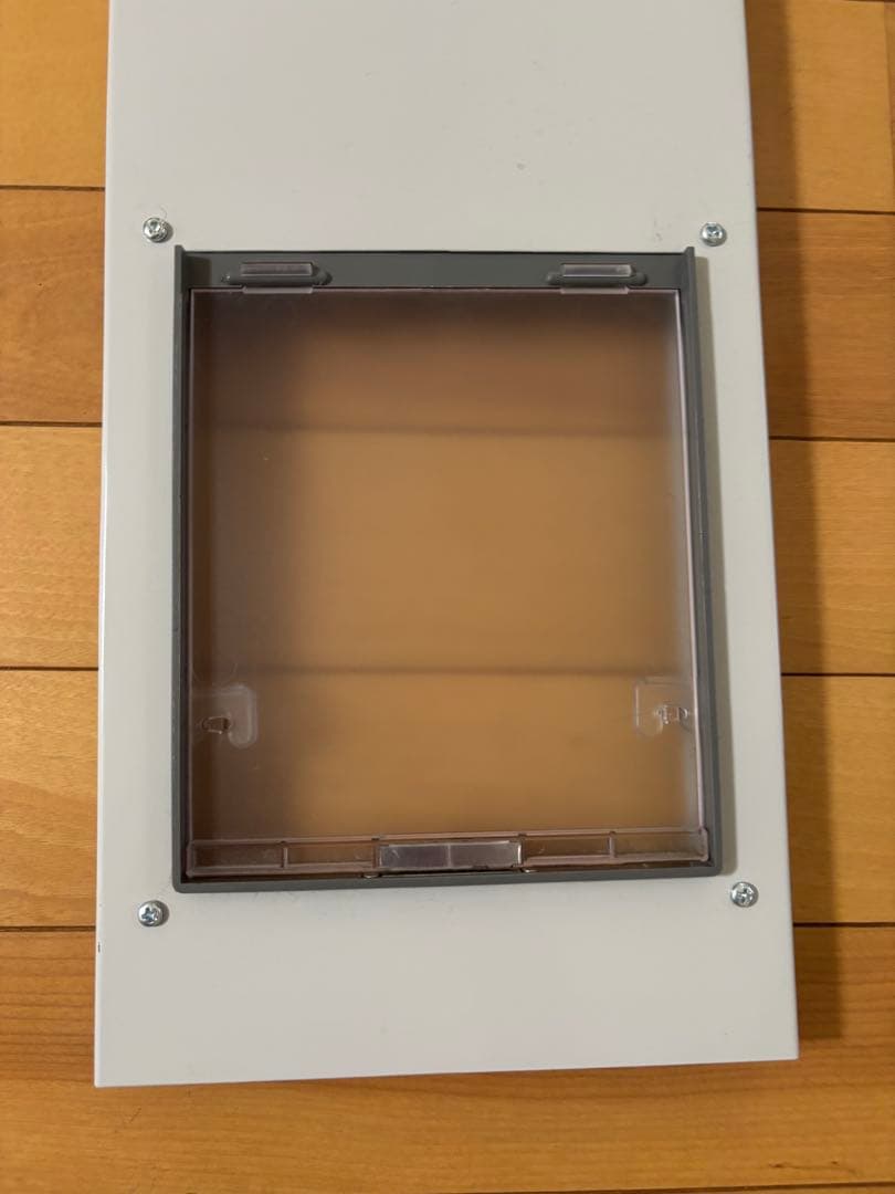 猫用ドア 透明扉付き　サッシはめ込み式