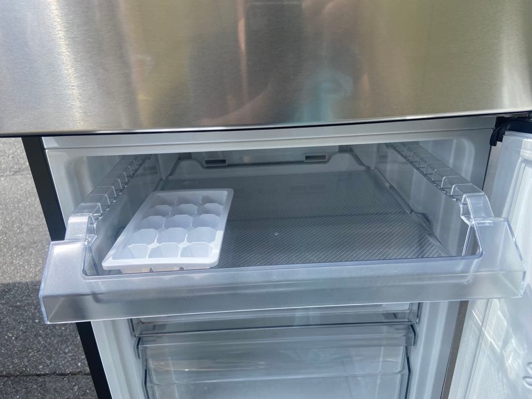 H880 Haier 2020年製148L 冷蔵庫 メタル調 シルバー