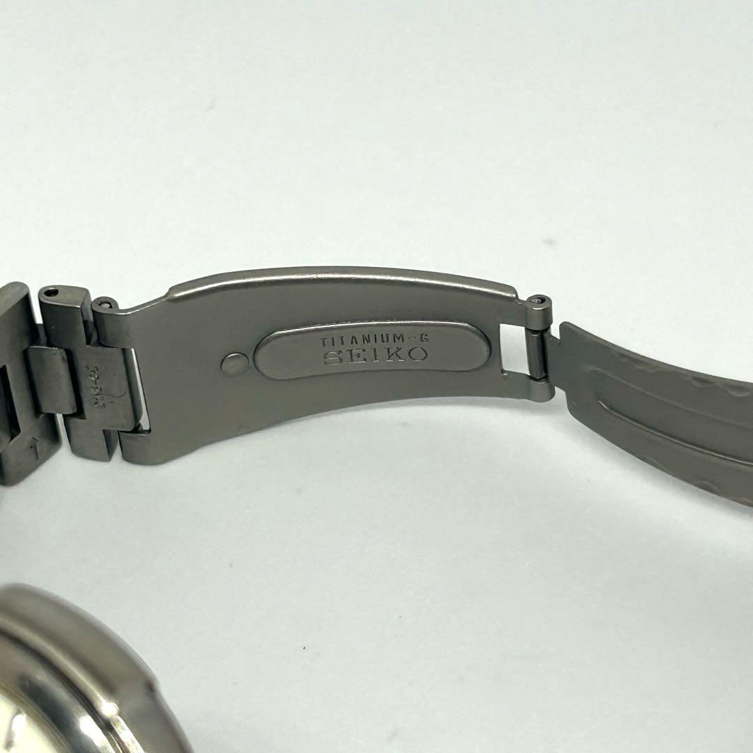 SEIKO セイコースピリット 7N43-7B80 QZ チタン メンズ【稼動】