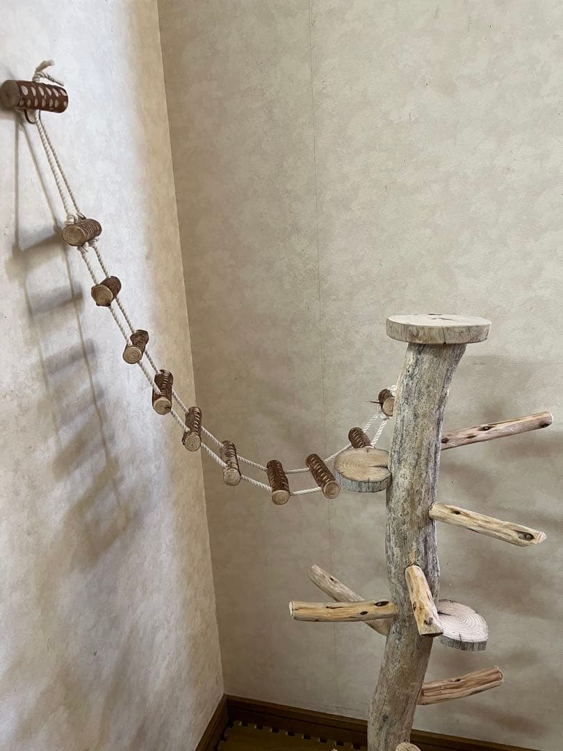 鳥インコ止まり木 流木バードアスレチックタワー型 大サイズバードジムバードトイ