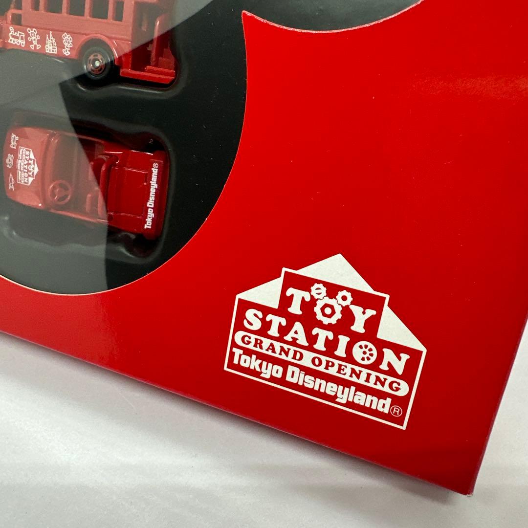 《新品未開封》TDL限定 トイステーションオープン記念　レッドカラーセット