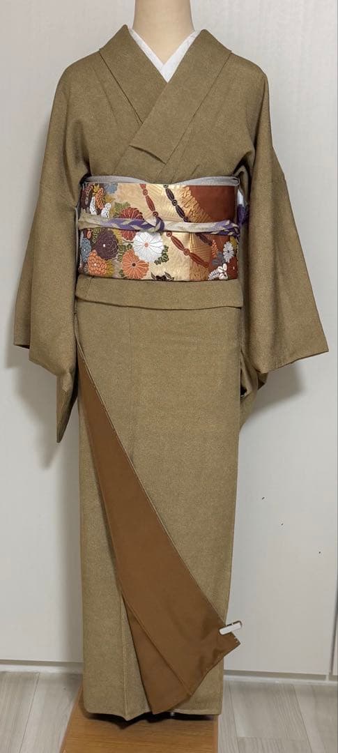 江戸小紋　＜池田深光＞作　縮緬地　鮫小紋