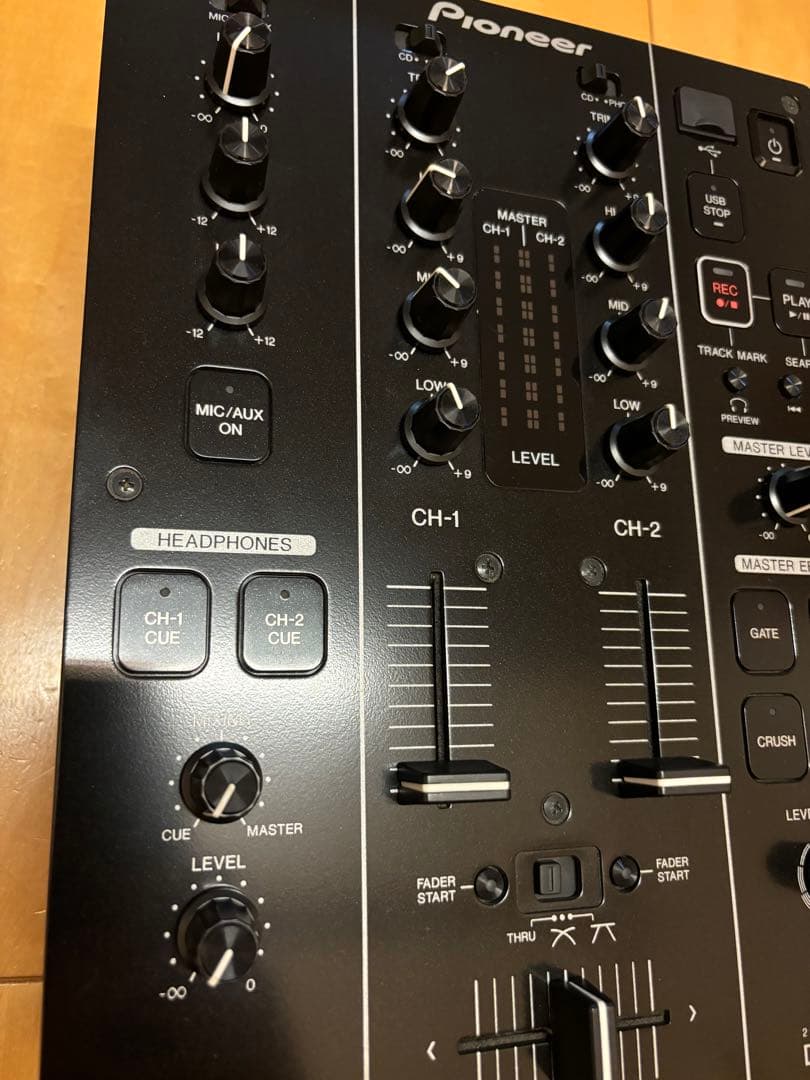 Pioneer DJM350 録音機能搭載 2ch DJミキサー 元箱付き 美品