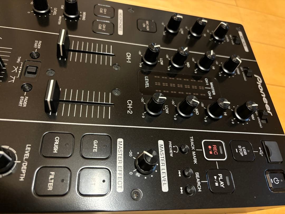 Pioneer DJM350 録音機能搭載 2ch DJミキサー 元箱付き 美品