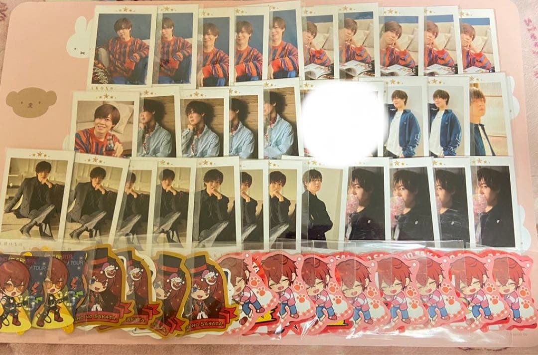 【おまけあり】となりの坂田。 あほの坂田。 缶バッジ チェキ風カード