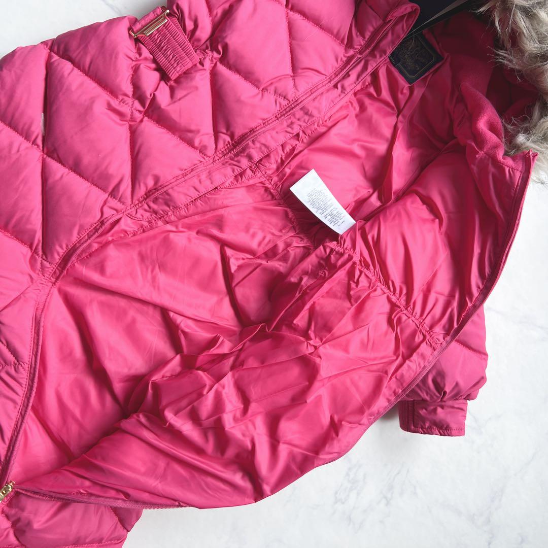 【新品】ラルフローレン ダウン ジャンプスーツ 24M 90㎝　アウター　ピンク