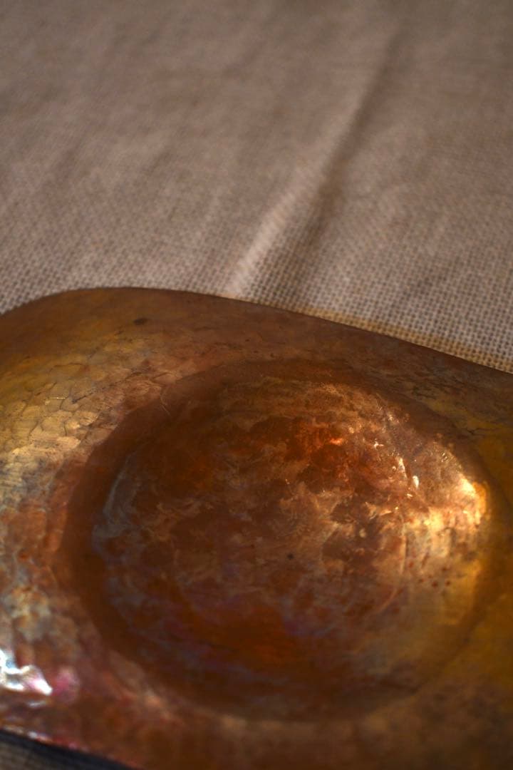 水野正美　真鍮プレート　お皿　燭台　カトラリー　茶器　ブロカント　作家　民藝