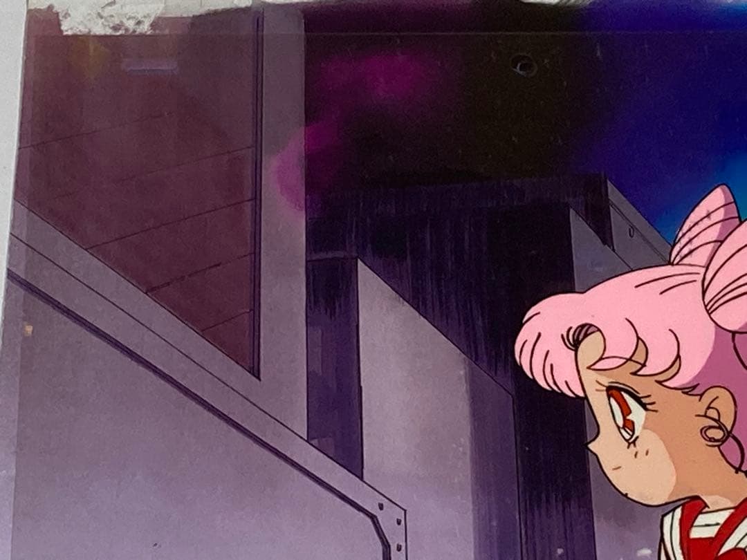 c３４　美少女戦士セーラームーンセル画【ちびうさ】背景画・動画付き