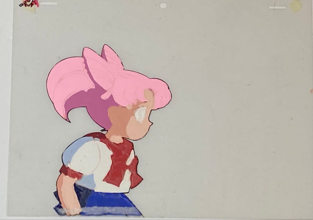 c３４　美少女戦士セーラームーンセル画【ちびうさ】背景画・動画付き